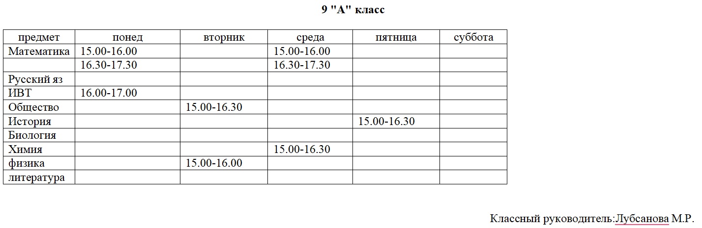 Консультация 9 а